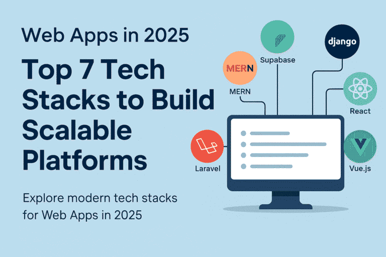 Powerful 7 Tech Stacks for Scalable Web Apps in 2025